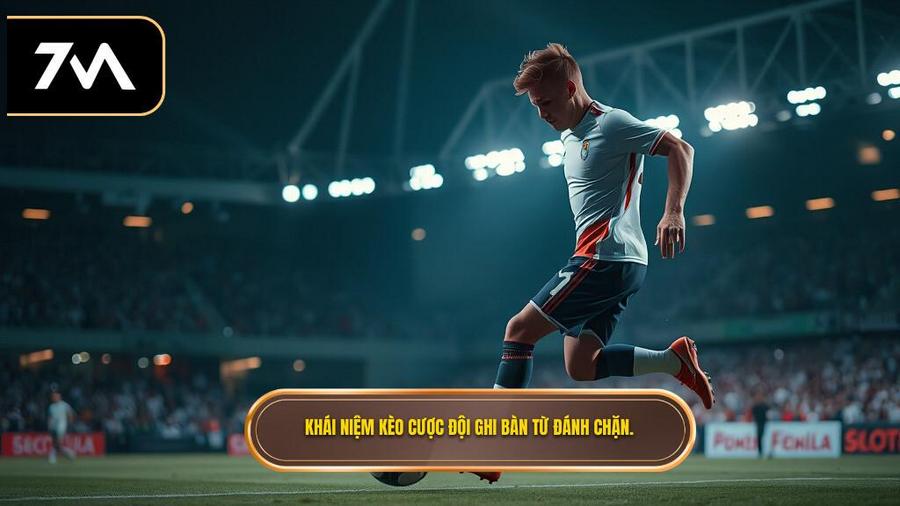 Khái niệm kèo cược đội ghi bàn từ tình huống đánh chặn là gì?