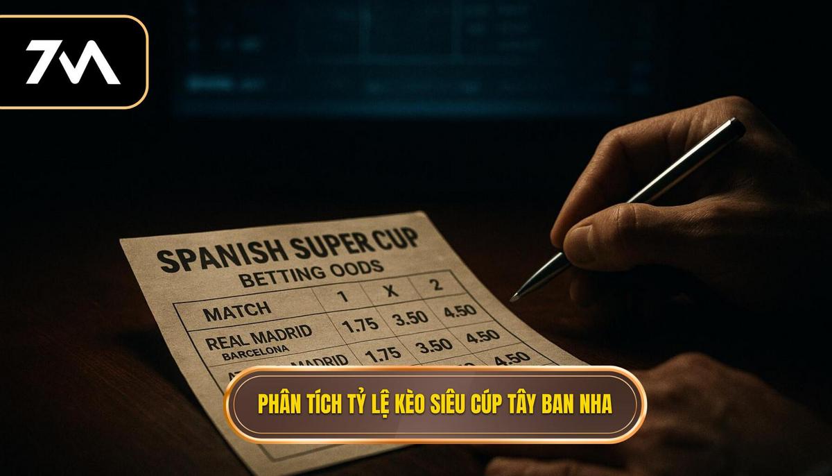 Phân tích các loại tỷ lệ kèo siêu cúp Tây Ban Nha phổ biến