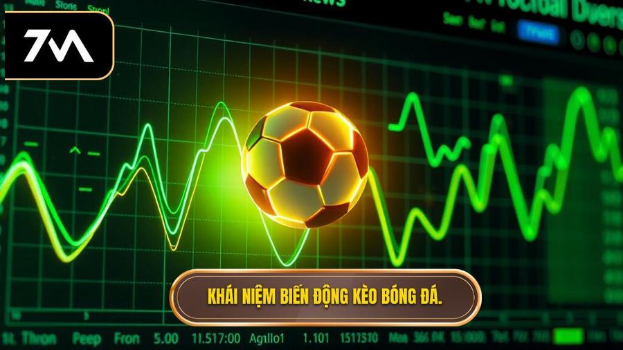 1. Khái niệm biến động kèo bóng đá.