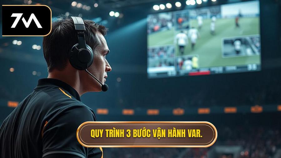 Công nghệ VAR trong bóng đá hoạt động thế nào? Quy trình 3 bước chuẩn FIFA