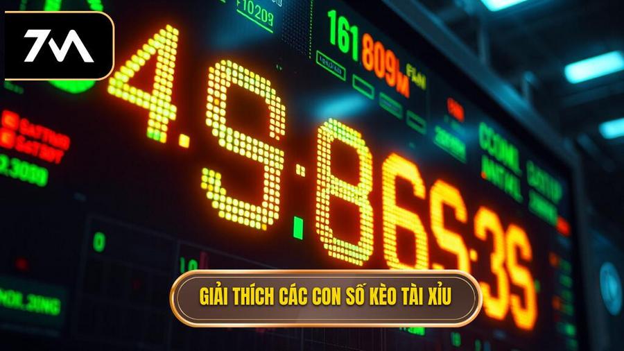 3. Giải thích các con số kèo Tài Xỉu