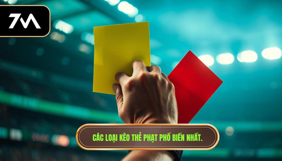 Các loại kèo thẻ phạt phổ biến nhất